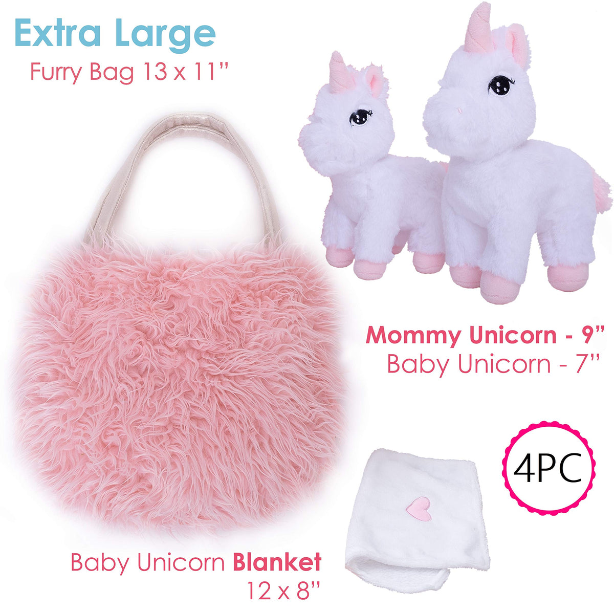 Perfectto Unicorn Baby plush, inviting storytelling and comforting snuggles.