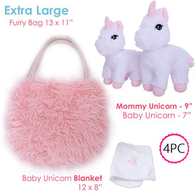 Perfectto Unicorn Baby plush, inviting storytelling and comforting snuggles.