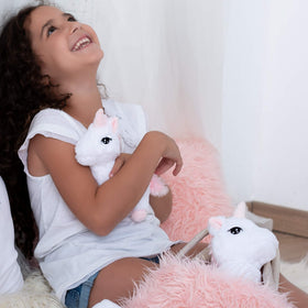 Perfectto Unicorn doll blanket, cozy accessory for bedtime rituals.