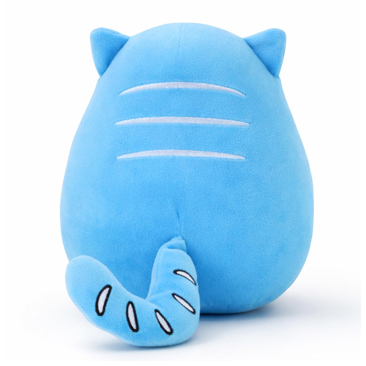 Periyholev blue tiger plush on a shelf adds cute décor and charm.