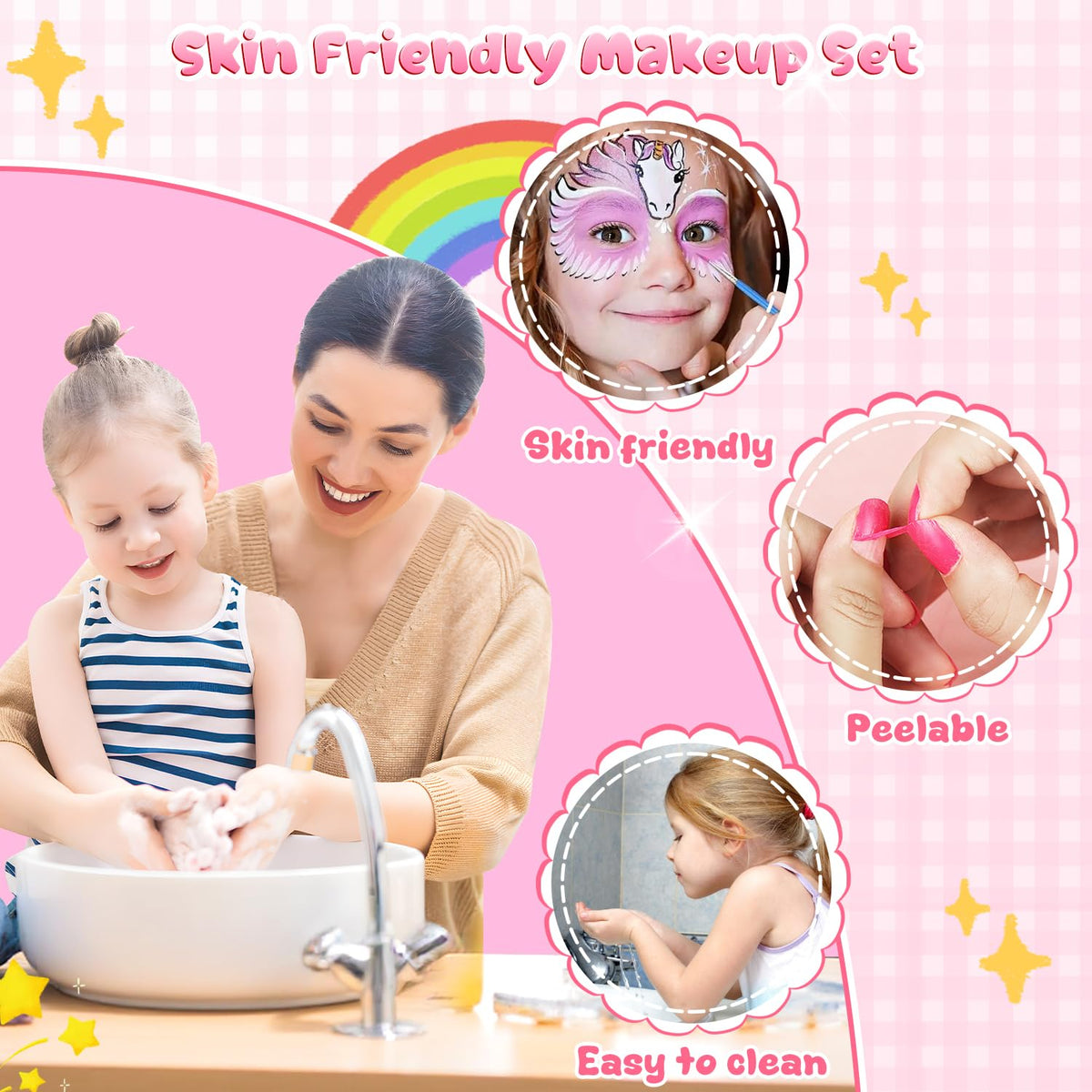 PERRYHOME colored wig and hair accessories for role-play looks