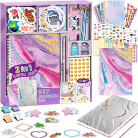 PERRYHOME DIY Journal Kit cover with two journals ready for journaling adventures.