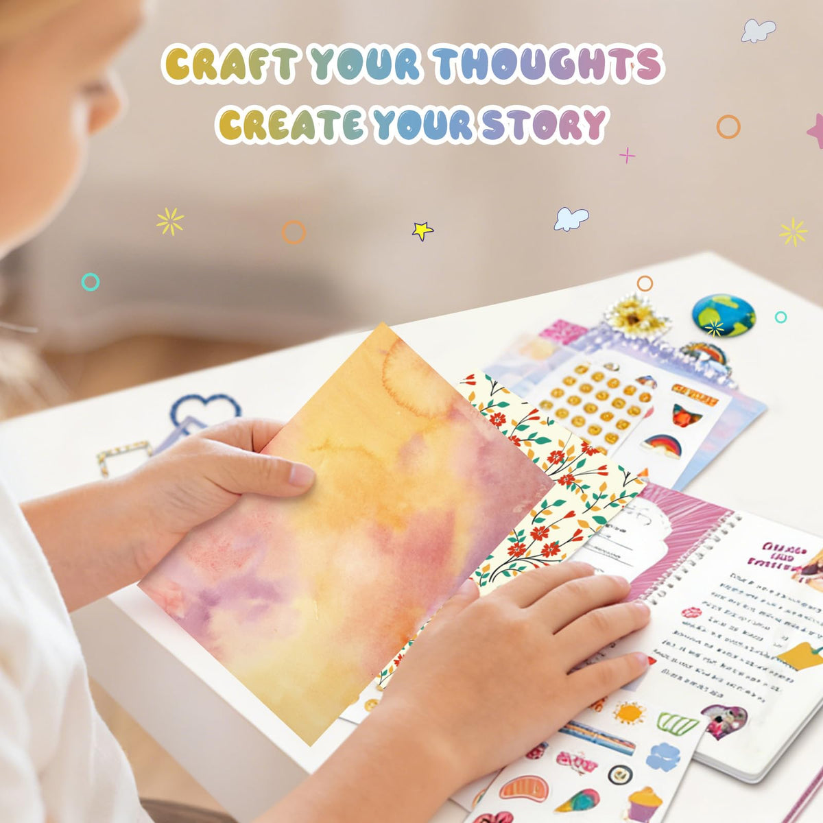PERRYHOME DIY Journal Kit watercolor pens displayed for vibrant sketches.
