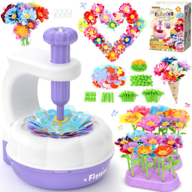 PERRYHOME fabric flower bouquet kit storage box keeps materials organized for easy crafting.