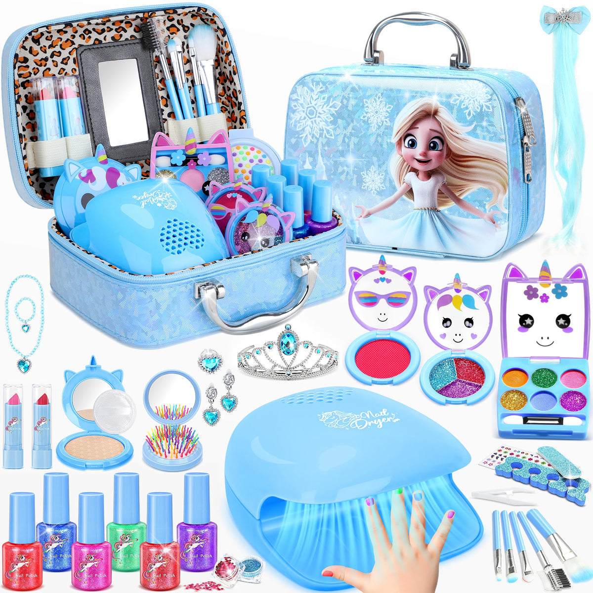 PERRYHOME Frozen makeup kit packaging invites creative play for kids