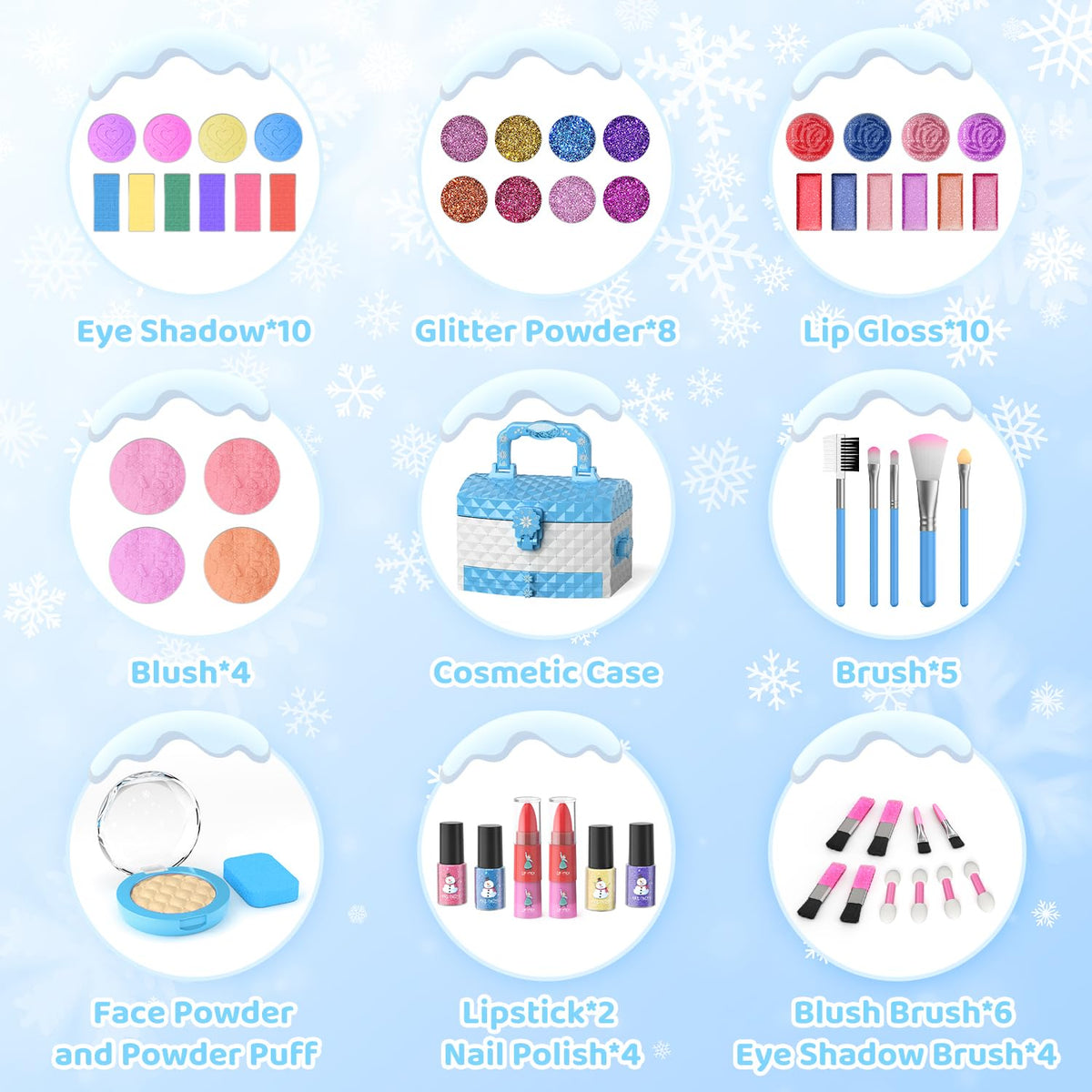 PERRYHOME Frozen-theme box inspires imaginative play with a princess look.