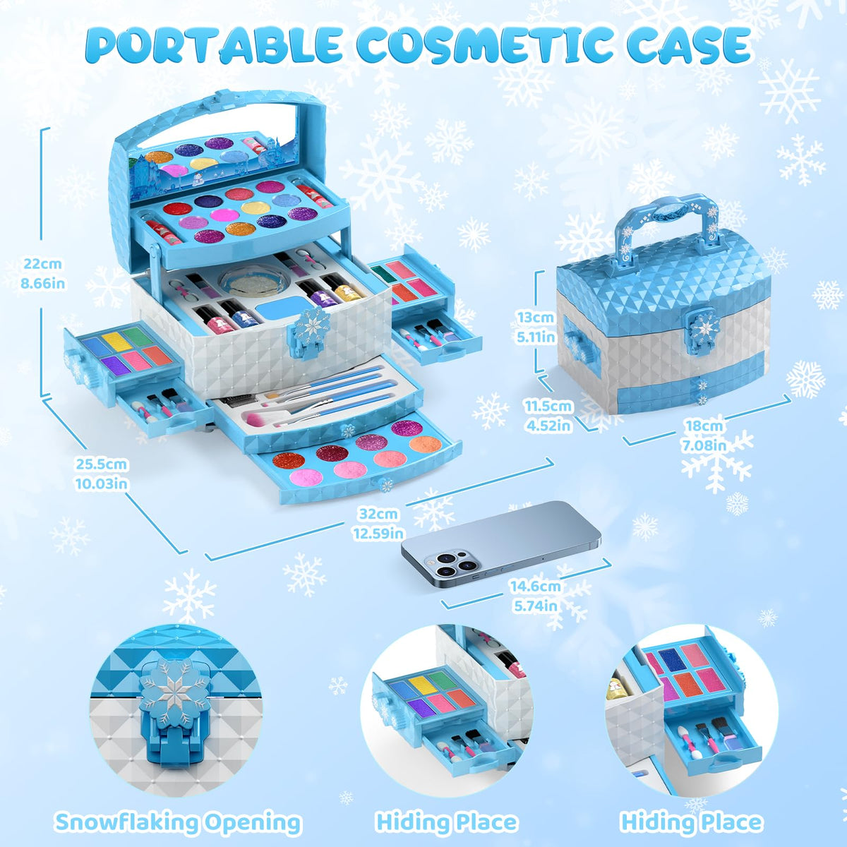 PERRYHOME princess dress-up kit makes a delightful gift for little ones.