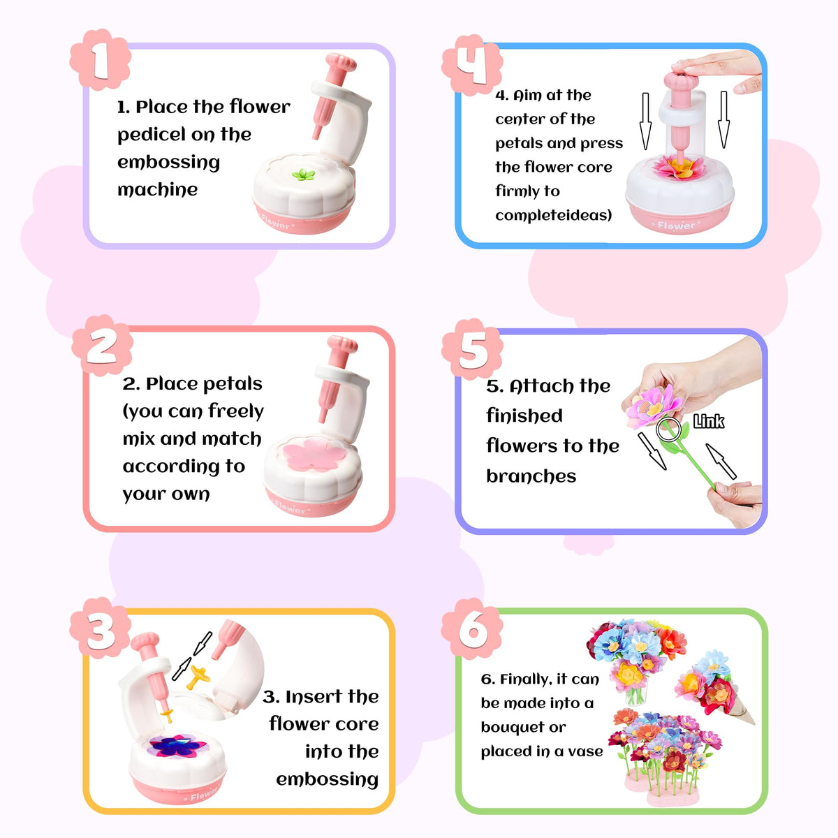 PERRYHOME STEM craft motivates color pairing and fine motor skills development.