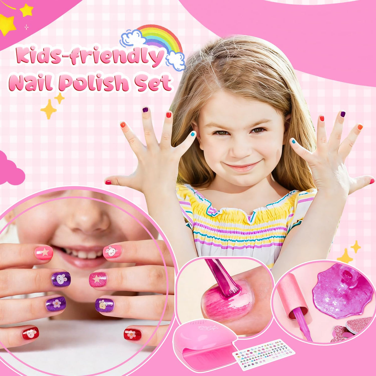 PERRYHOME stickers and jewelry set completes princess dress-up look
