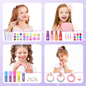 PERRYHOME washable makeup tub and accessories designed for easy cleanup after playtime