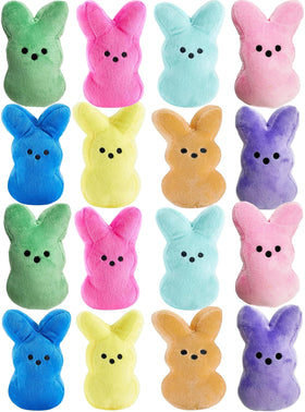 PERUKOYO Easter bunny plush soft cuddle buddy for kids' Easter baskets.
