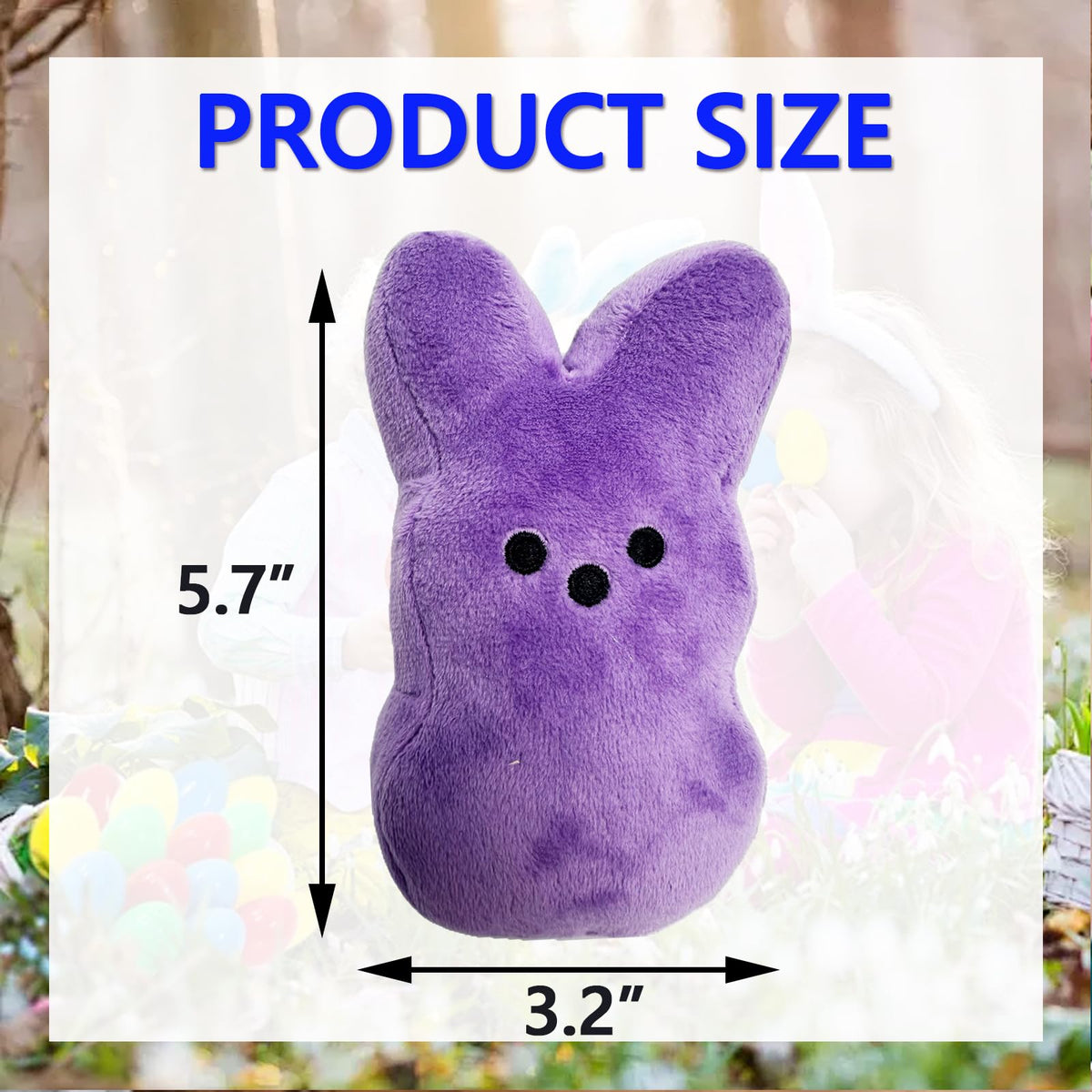 PERUKOYO soft bunny plush toy for kids, gentle and cuddly