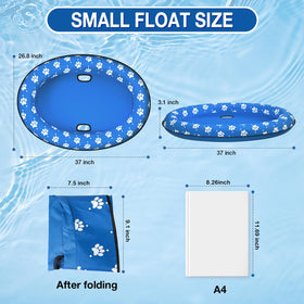 Pet Soft dog float raft inflatable design for quick setup.