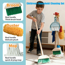 PetGlobal Kids Cleaning Set organizing stand helps tidy toy tools.