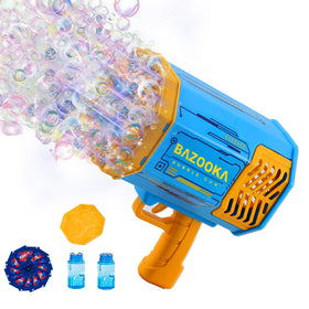 Petrella Bubble Gun 69-hole blaster for high-volume bubbles at parties.