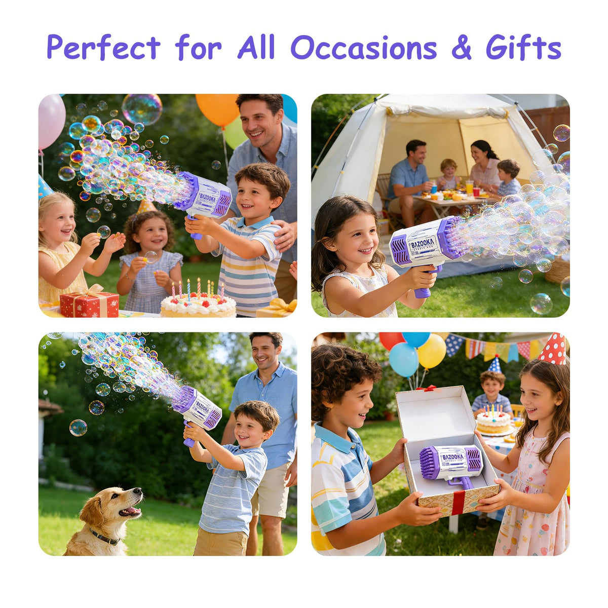 Petrella bubble tray and solution simplifies refills during events.