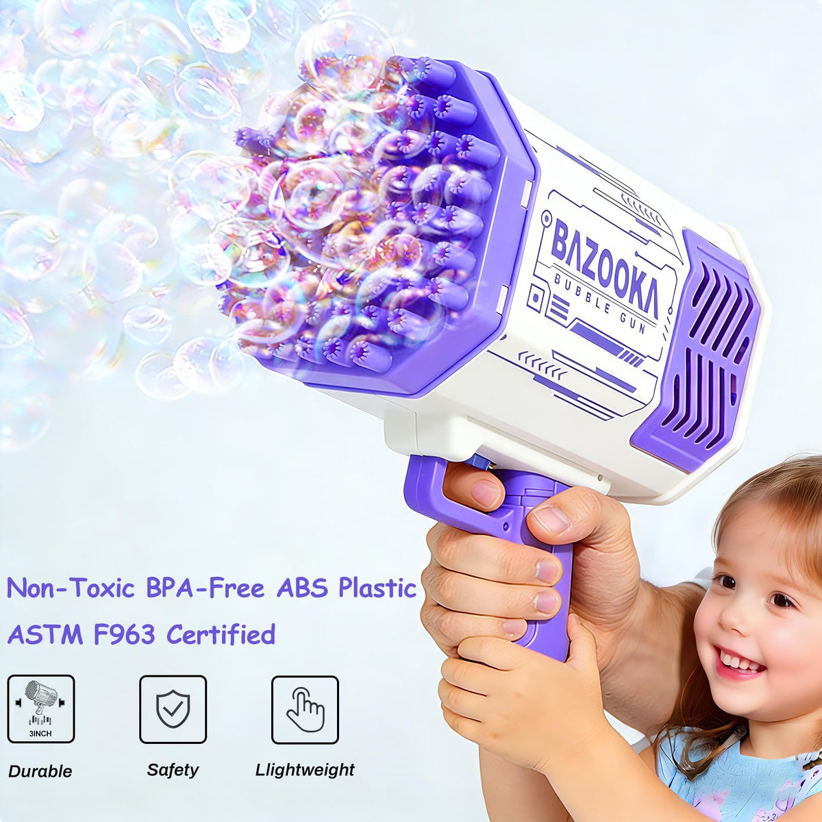 Petrella safe, durable design uses BPA-free plastics for kids.