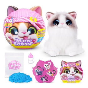 Pets Alive Smitten Kittens Series 2 purrs like a real cat for authentic play.