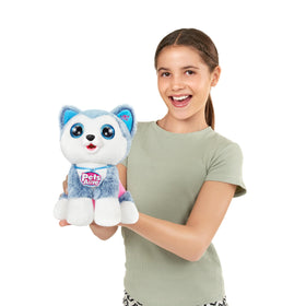 Color-changing tummy on the Pooping Puppy delights kids during pretend play and sensory fun.