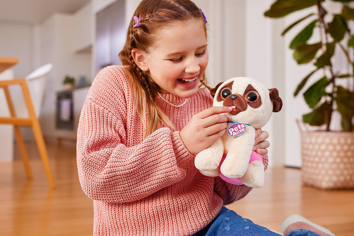 Pets Alive offers three adorable options: pug, Dalmatian, and Husky.