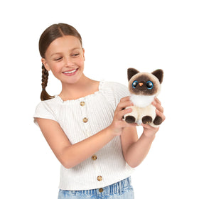 Pets Alive Smitten Kittens Surprise features 10 real kitten sounds for realism.