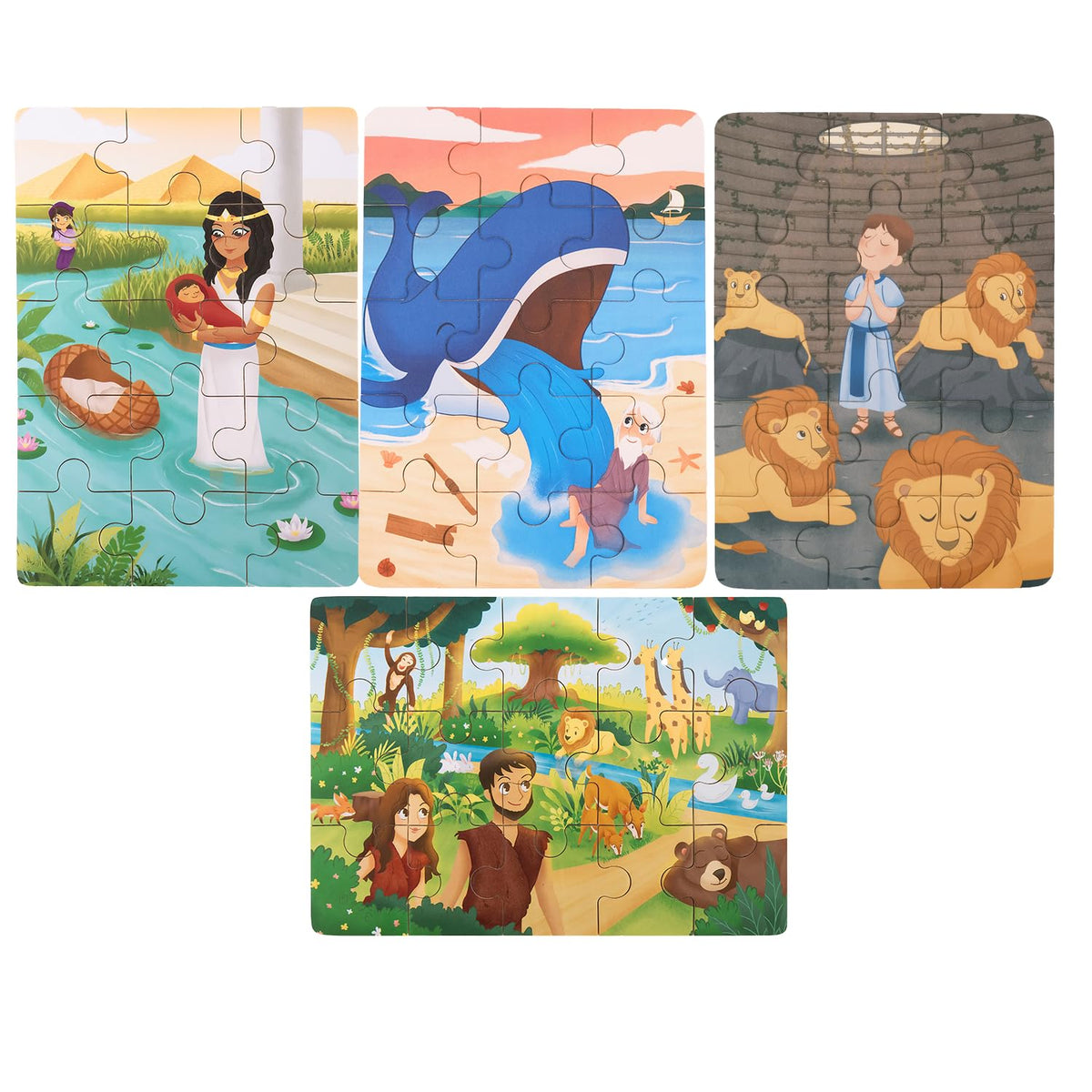 Peyo Pals Adam and Eve puzzle with inviting scenes that spark faith conversations.
