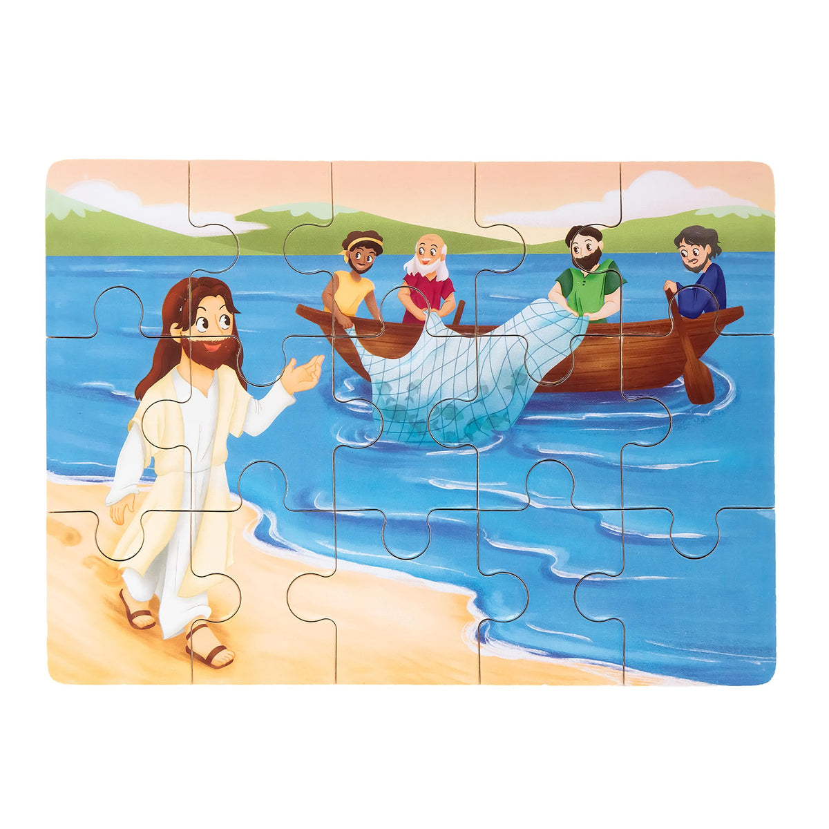 Peyo Pals Bible Puzzles: The Last Supper scene sparks faith-centered conversations