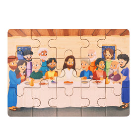 Peyo Pals Bible Puzzles: Vivid imagery to keep young learners engaged during play