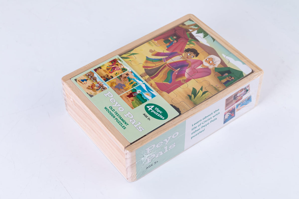 Peyo Pals David and Goliath puzzle with bold scenes.