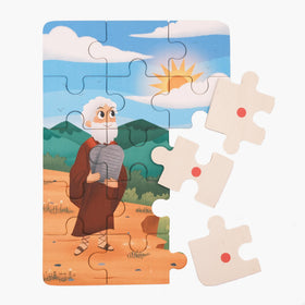 Peyo Pals Joseph and the Coat puzzle showing colors.