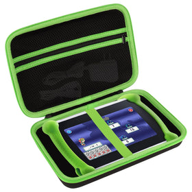 Peyyargo Leappad storage case in black-green, closed for protection on the go