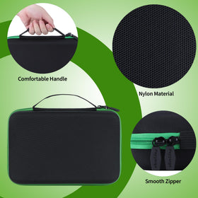Top mesh pocket stores cables and small accessories