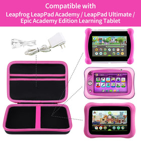 Peyyargo LeapPad case with dust-prevention lining for cleaner storage