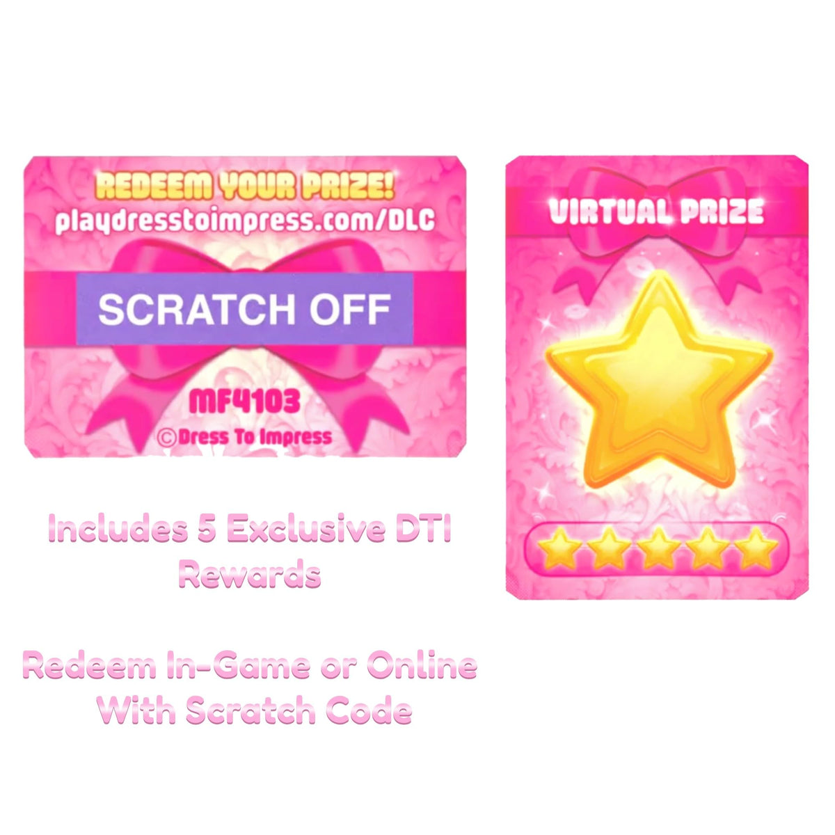 Five collector cards and a DLC code unlock in-game rewards