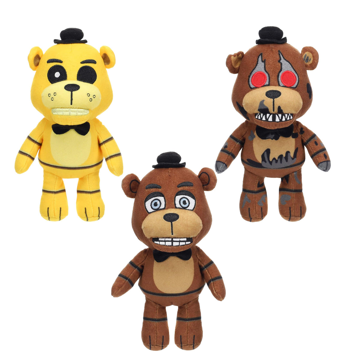 PhatMojo Freddy microfigures pack for shelf display and play.