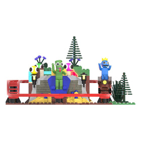 PhatMojo Rainbow Friends Deluxe Buildable Set – Cavern Coaster area boosts creative construction playtime