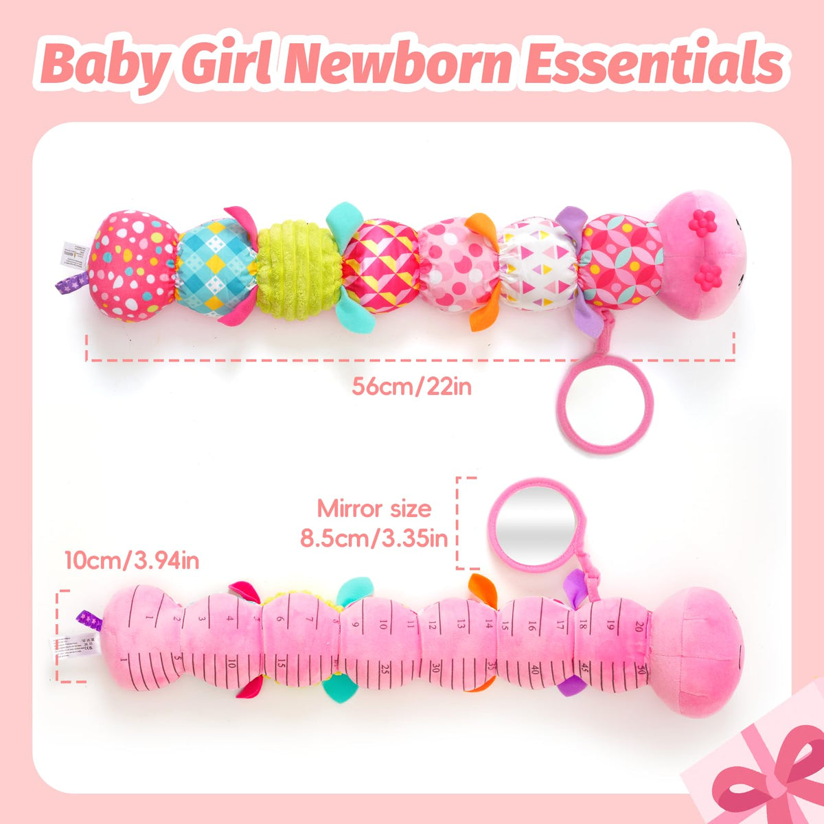 PHEZAPA Baby caterpillar toy—great gift for newborns and infants.
