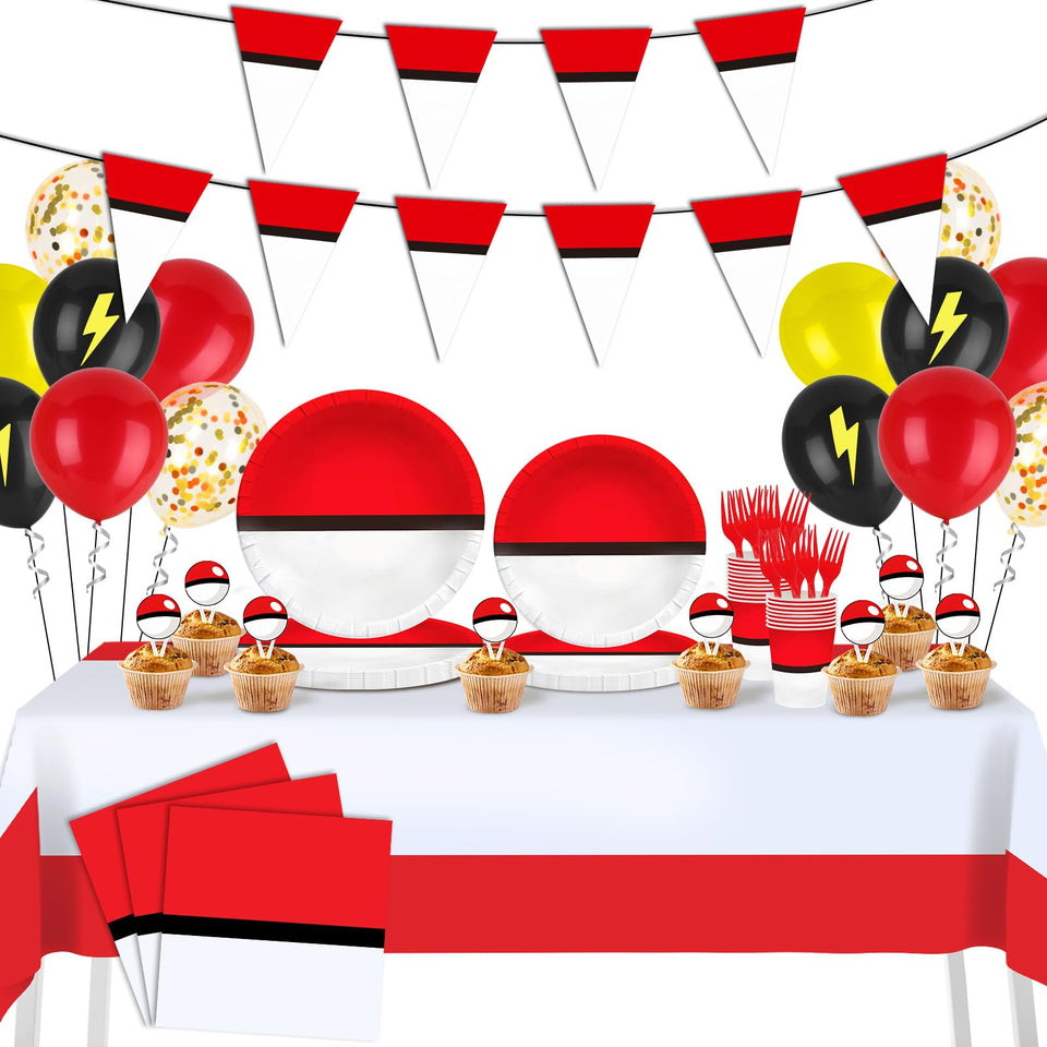 Phiemate cartoon birthday banner enhances theme visibility and party photos.