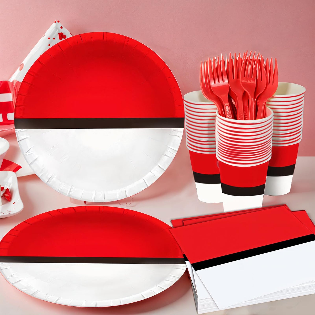 Phiemate cartoon tablecloth keeps surfaces clean and protected during celebrations.