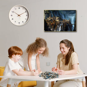 Phinli Lord of the Rings 1000-piece puzzle bag included keeps pieces organized.