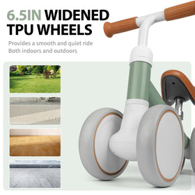 Phobby Balance Bike handlebars show secure steering and easy control.
