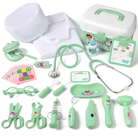 Phobby Durable Doctor Kit real stethoscope for authentic pretend play and heartbeat sounds.