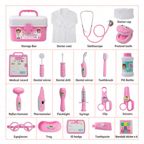Phobby educational medical toys encourage learning tool names and routines.