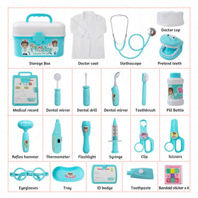 Phobby portable storage case with handle keeps accessories organized