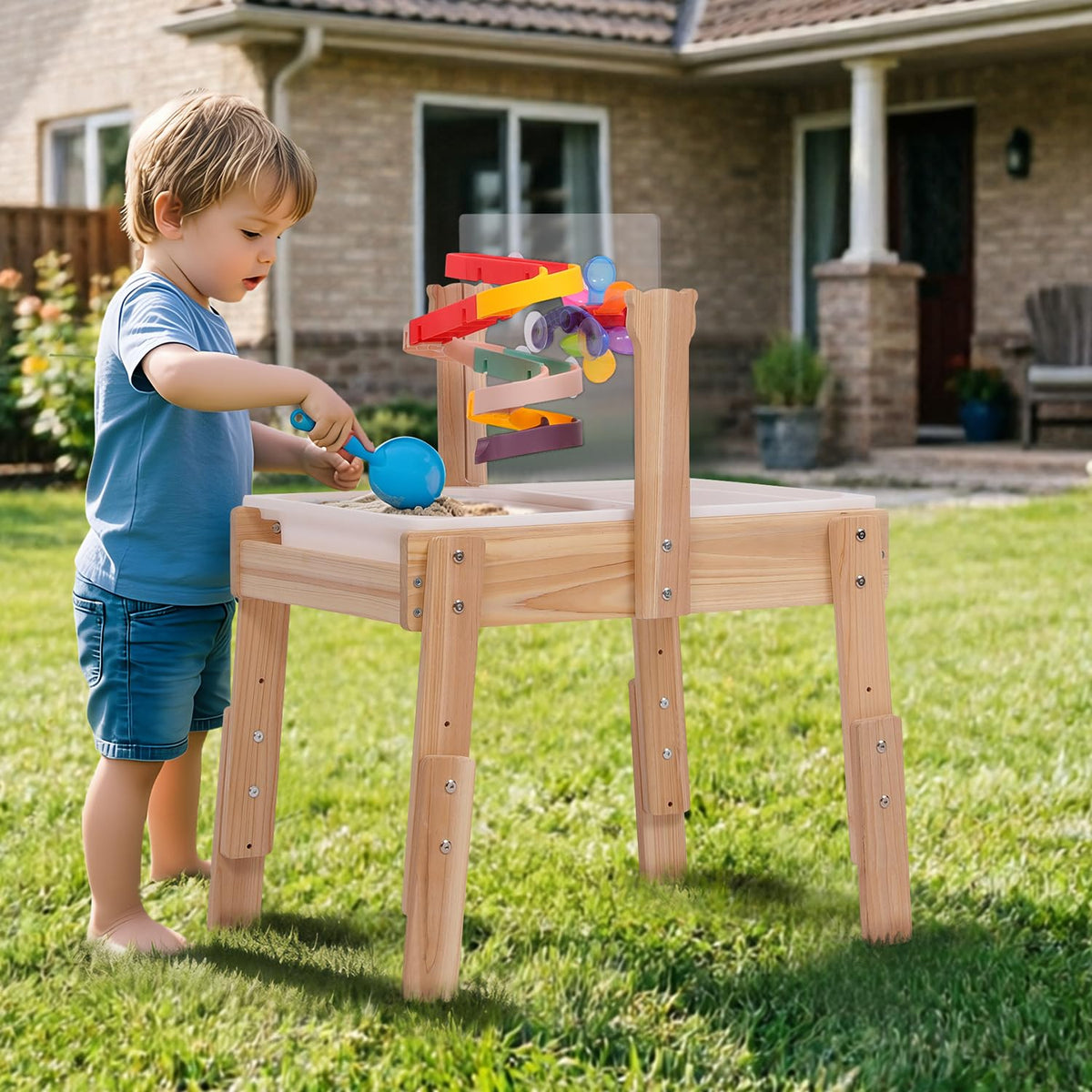 PHOKID clear acrylic drawing board for mess free art sessions