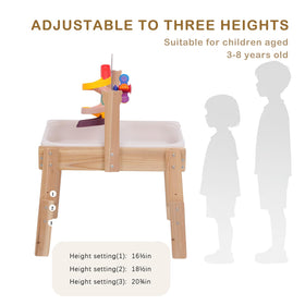PHOKID sealed pine wood frame with smooth edges for safety