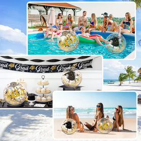 Phoncoo class-of-2026 glitter ball decor for memorable celebrations.