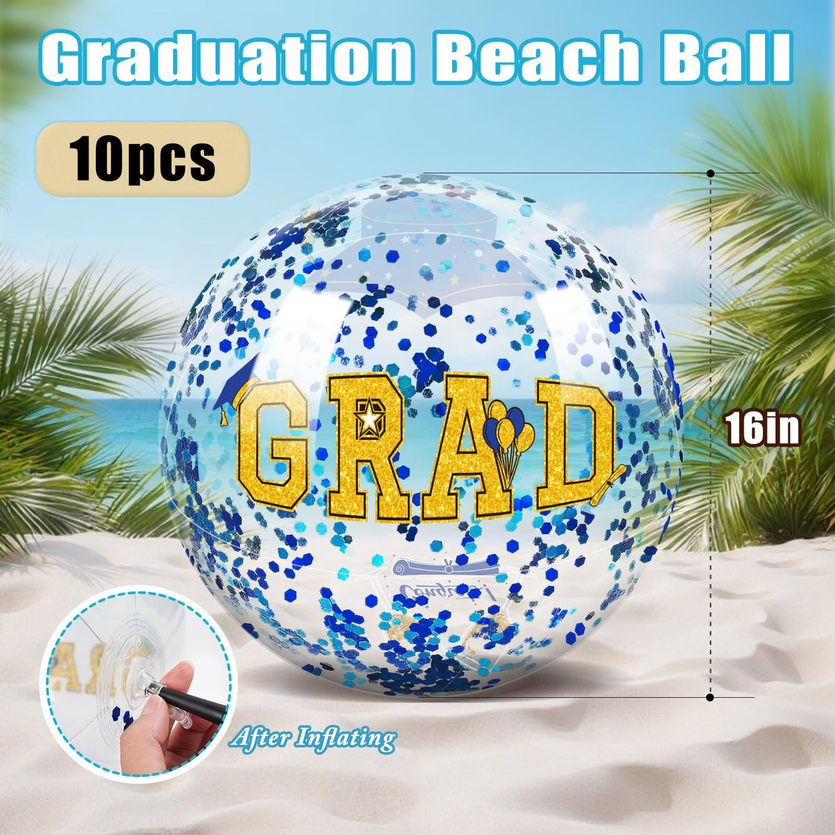 Phoncoo congrats-grad ball with prints ideal for festive photos.