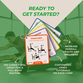 PhysioSpace 108-card set designed for a complete home gym routine.