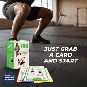 PhysioSpace beginner card illustrating proper form cues for safe starts.